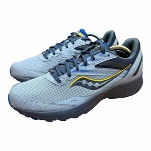 Saucony Mens size 10.5  Cohesion Tr15 Gray and Blue Athletic Sneakers